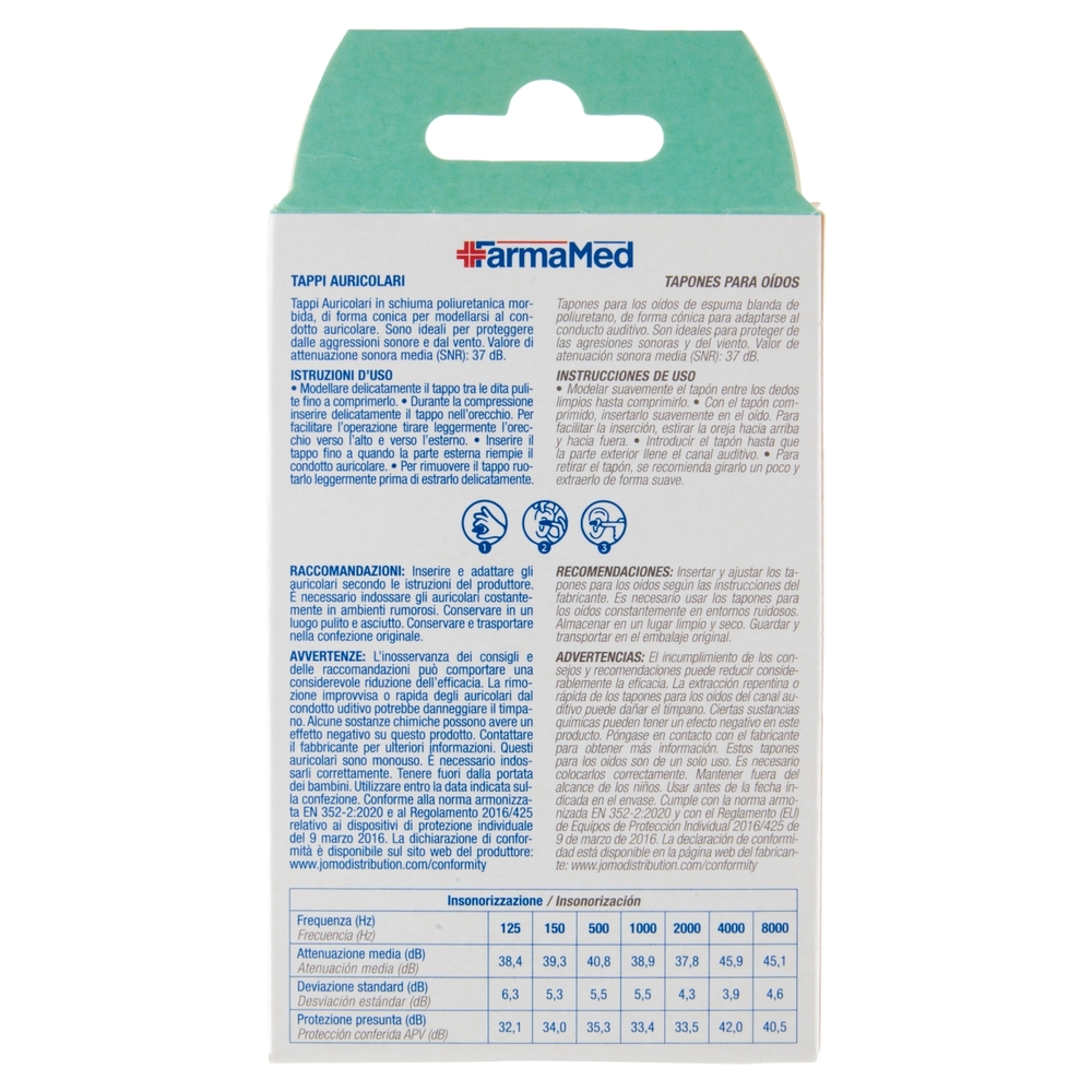 FarmaMed Tappi Auricolari 8 pz